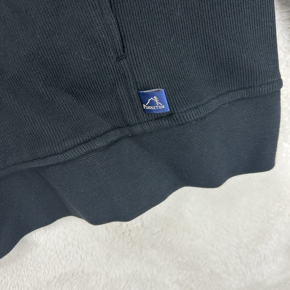 Pendleton Full Zip Hoodie Womens Large Blue Ribbed Cuffs &‎ Hem Casual Wear - Picture 2 of 7